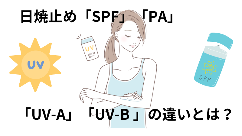 日焼け止めSPFとPAとは？紫外線吸収剤・紫外線散乱剤について分かりやすく解説